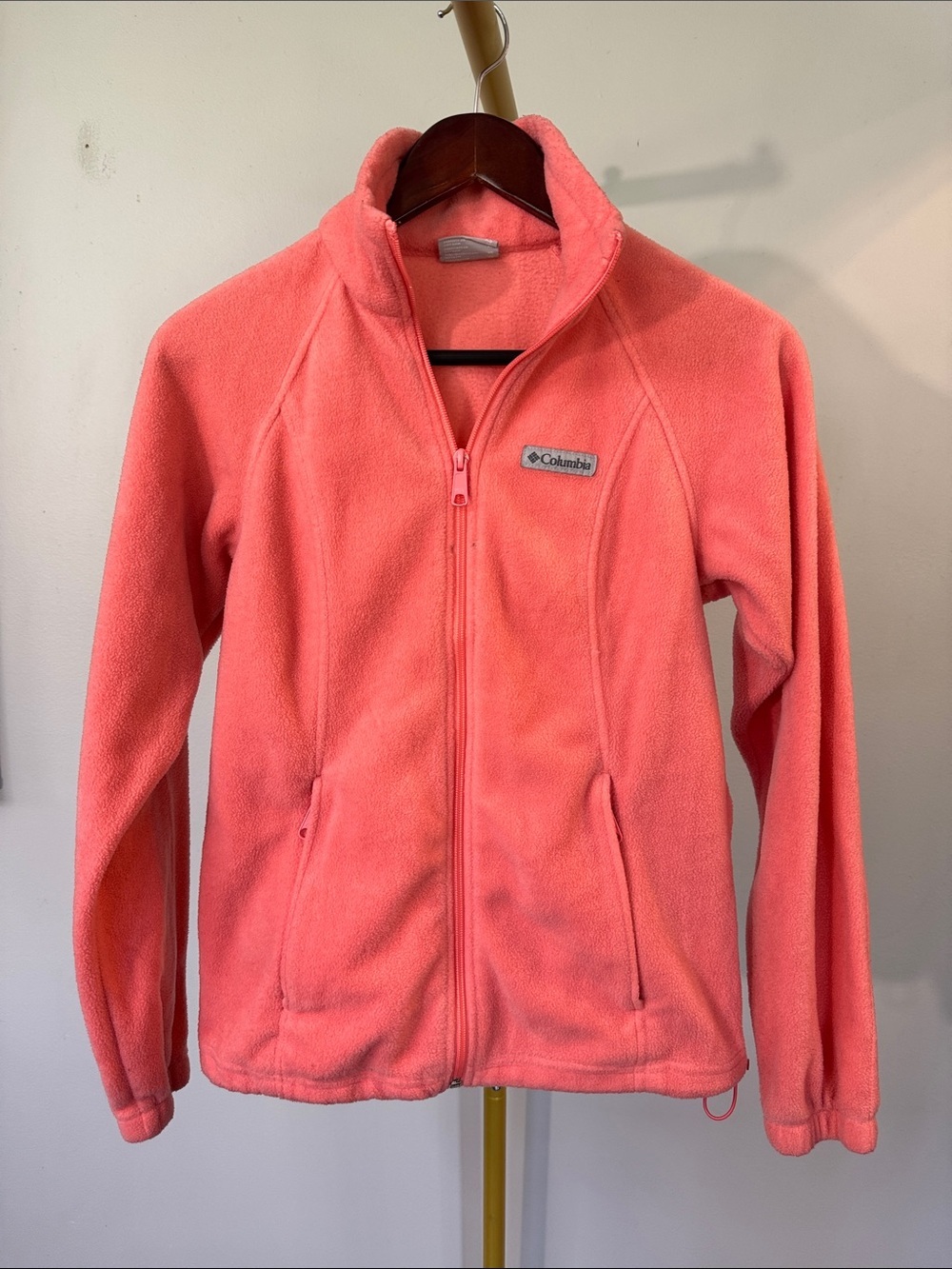 Columbia Coral Pink Full-Zip Fleece Jacket - Women's XS